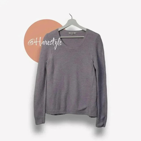 Madewell Sweaters - Madewell lavender lightweight pullover sweater size medium